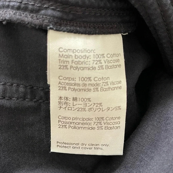 3.1 Phillip Lim Moto Pants w/ Ponte Inserts Biker Quilted Knee Pads street wear - Picture 11 of 13